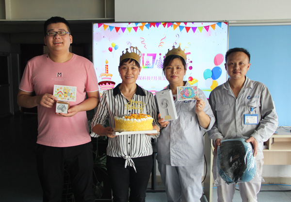 PA视讯集团官网7月员工生日会&mdash;&mdash;分享幸福，共享甜蜜。