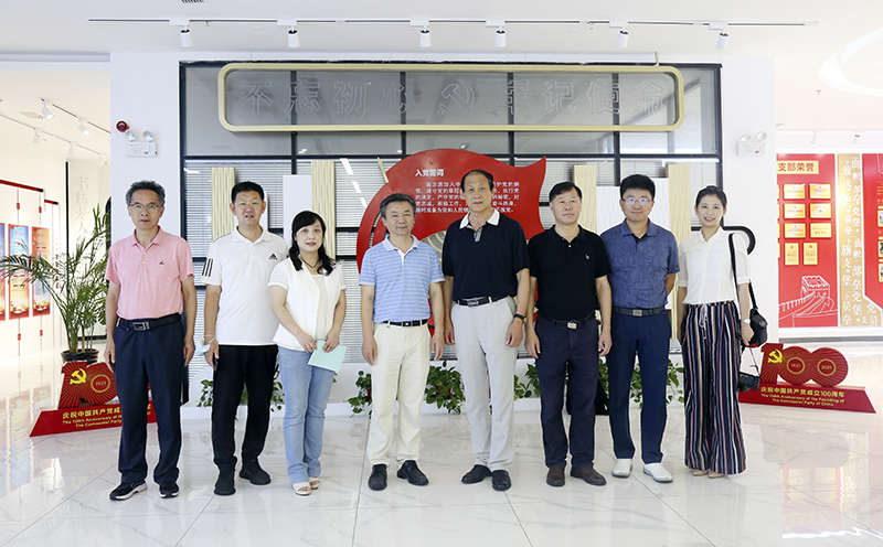 九三学社辽宁省委调研组到PA视讯集团官网参观调研